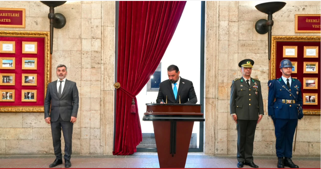 الحلبوسي يشيد بجهود السلام التركية ويؤكد من أنقرة المضي بنزع سلاح الفصائل العراقية