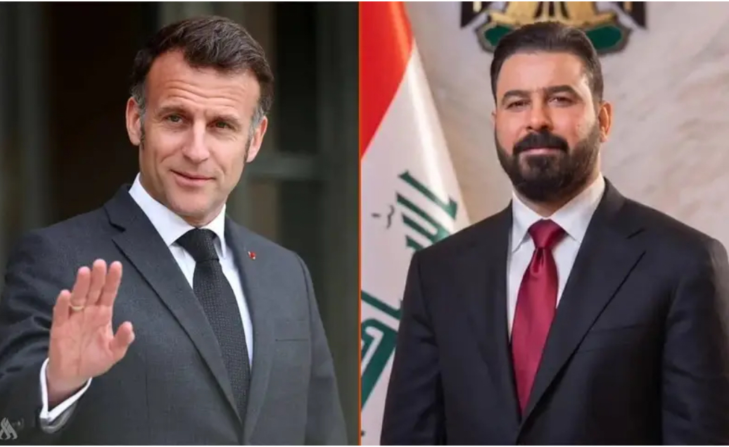 ماكرون والزيدي يبحثان تعزيز الشراكة بين العراق وفرنسا خلال زيارة باريس
