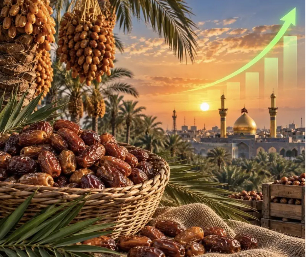 إنتاج تمور كربلاء يتجاوز 220 ألف طن بزيادة 40 ألف طن