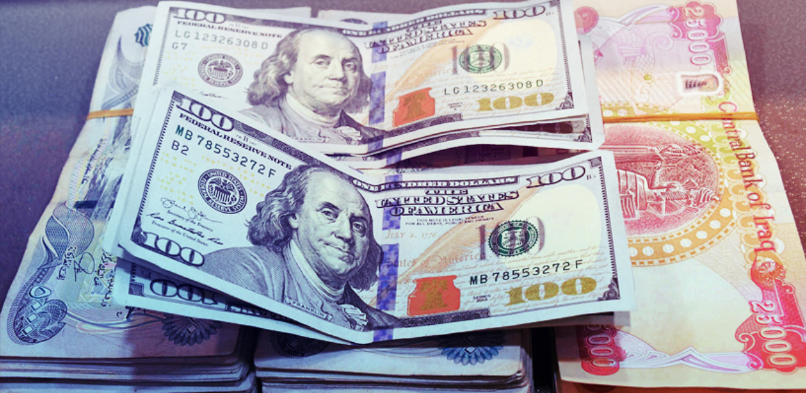 الدولار يلامس 170 ألف دينار لكل 100 دولار قبل أن يتراجع في ختام التداولات